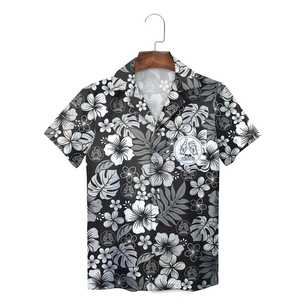 Pub Kings Hidden Duck Floral Custom Hawaiian Shirt