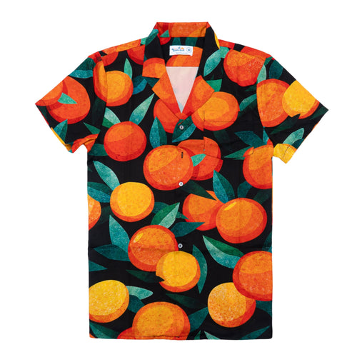 Orange Citrus Hawaiian Shirt