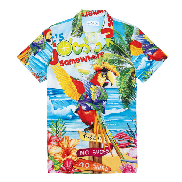 Tropical Parrot Paradise Hawaiian Shirt