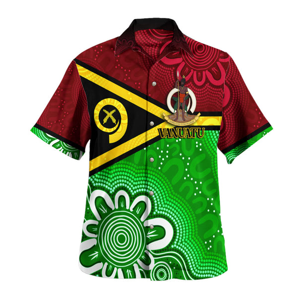 Vanuatu Hawaiian Shirt Custom Vanuatu Seal Aboriginal Patterns Style