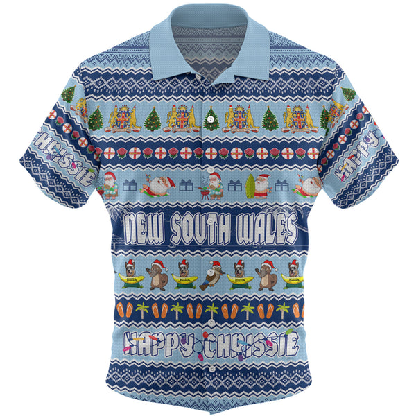 NSW Ugly Style Happy Chrissie Christmas Custom Hawaiian Shirt