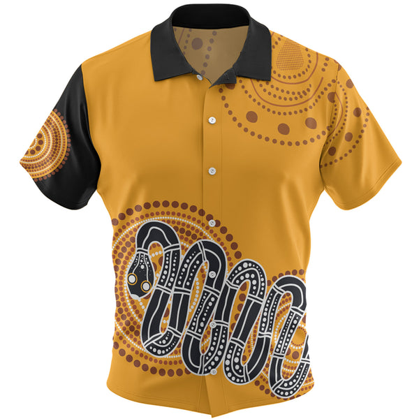Orange Rainbow Serpent Dream Inspired Custom Hawaiian Shirt