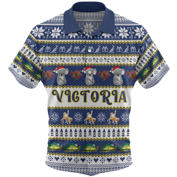 Victoria Big Things Christmas Custom Hawaiian Shirt Giant Koala Murray