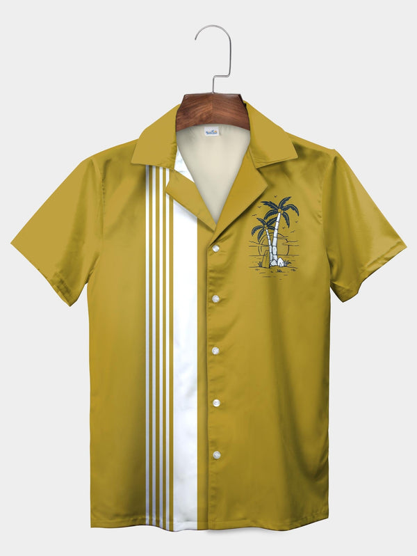 Yellow Surfside Paradise Hawaiian Shirt