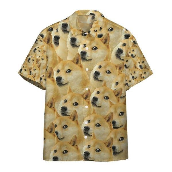 Funny Comical Canine Hawaiian Shirt