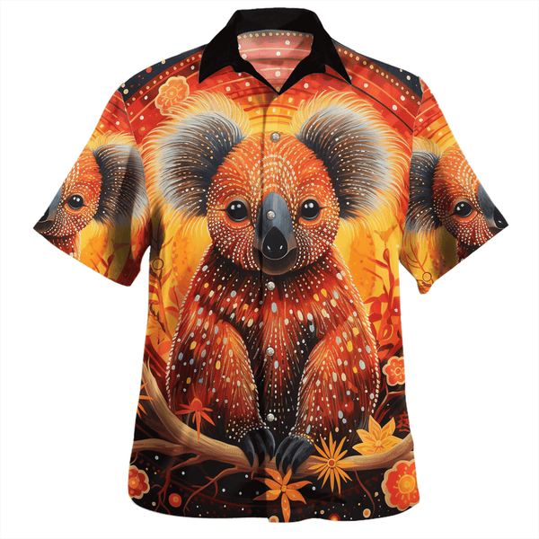 Dreamtime Koala Aboriginal Inspired Art Custom Hawaiian Shirt