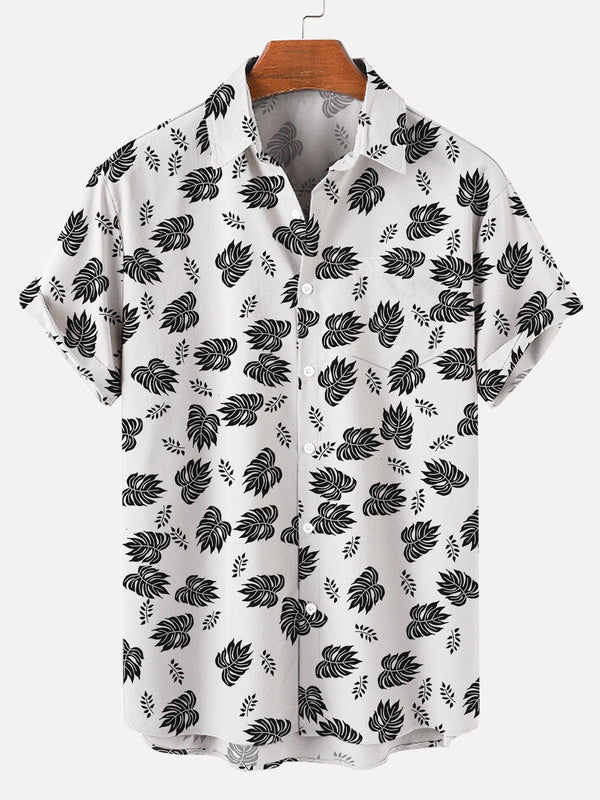 Lush Majesty Botanic Hawaiian Short Sleeve Shirt  Front