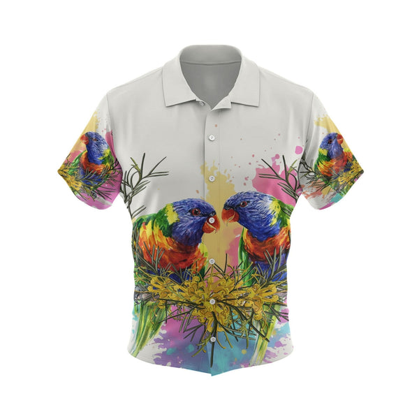 Lorikeet Symphony Hawaiian Shirt