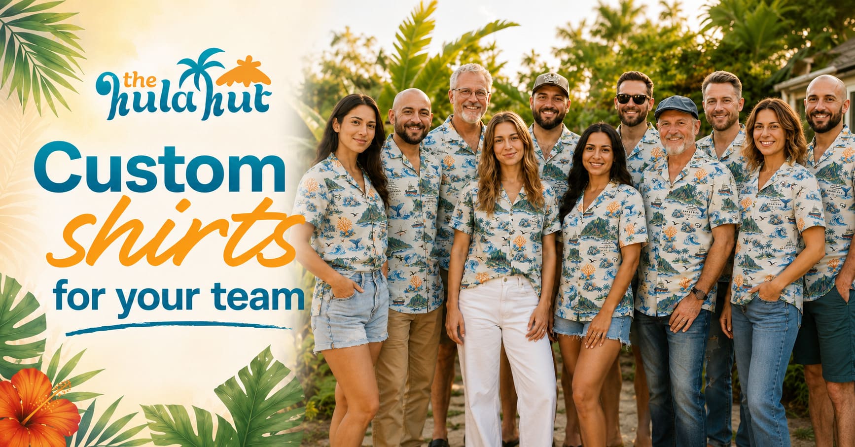 Custom Hawaiian Shirts for Companies & Groups in Australia – The Hula Hut